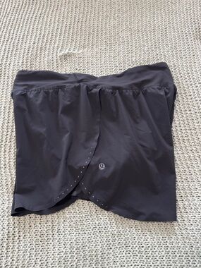 Lululemon Black Fast & Free Shorts